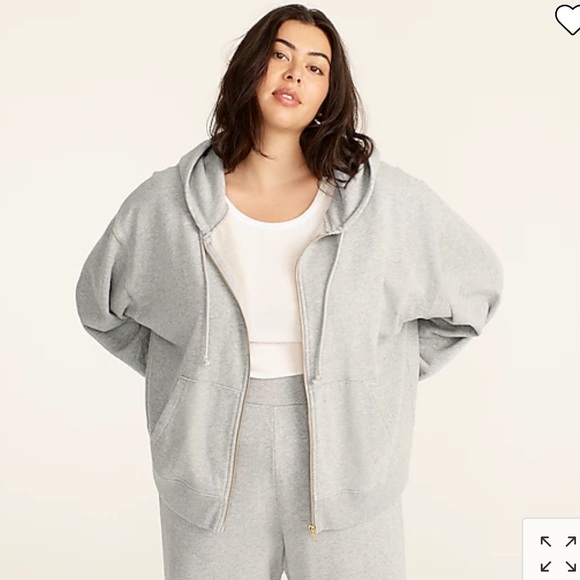 J. Crew University Terry Zip-Up Hoodie - NWT! - Picture 10 of 10